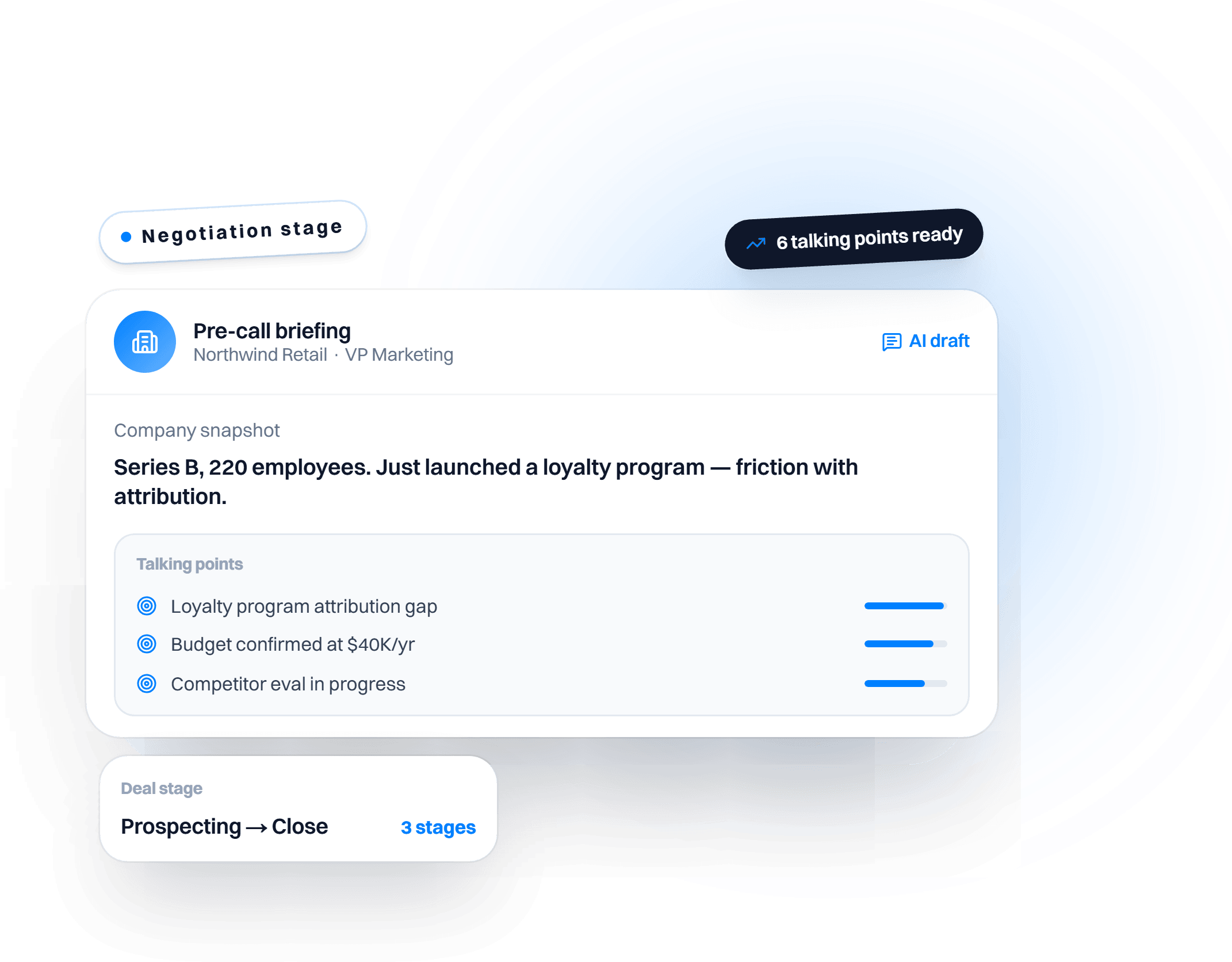AI Meeting Prep Generator preview