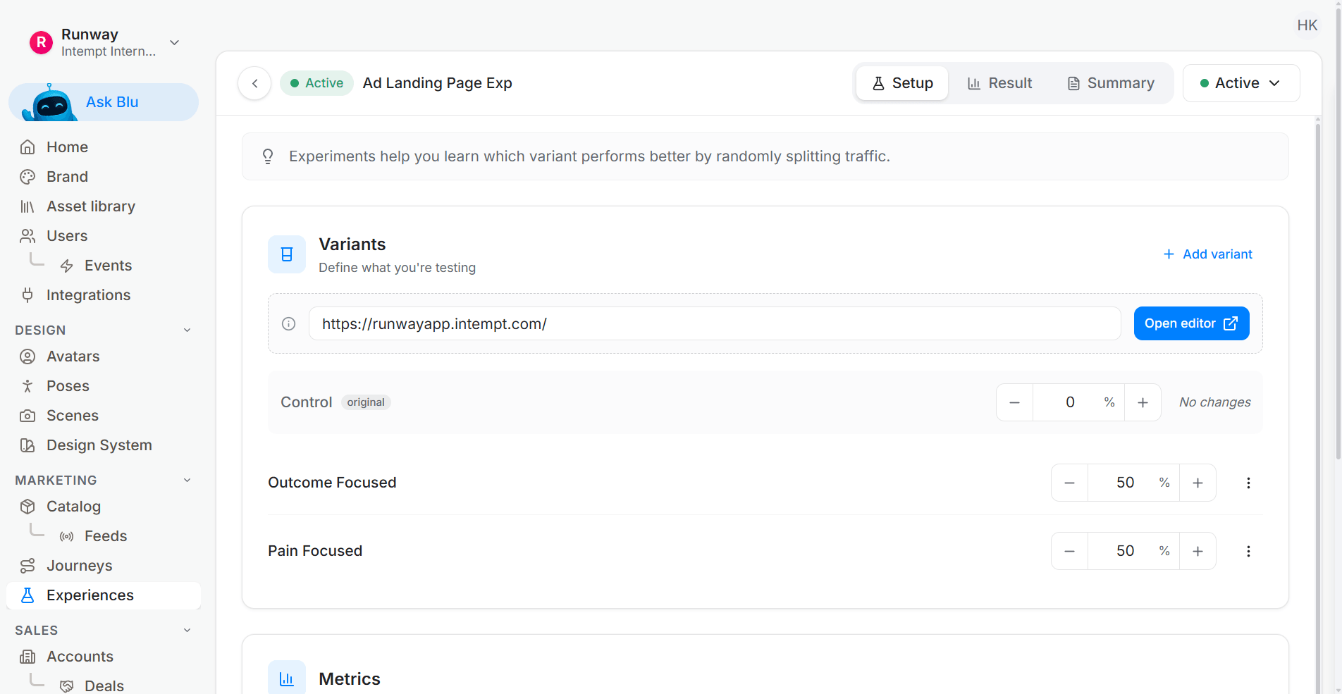 Propensity scoring setup: Product page personalization