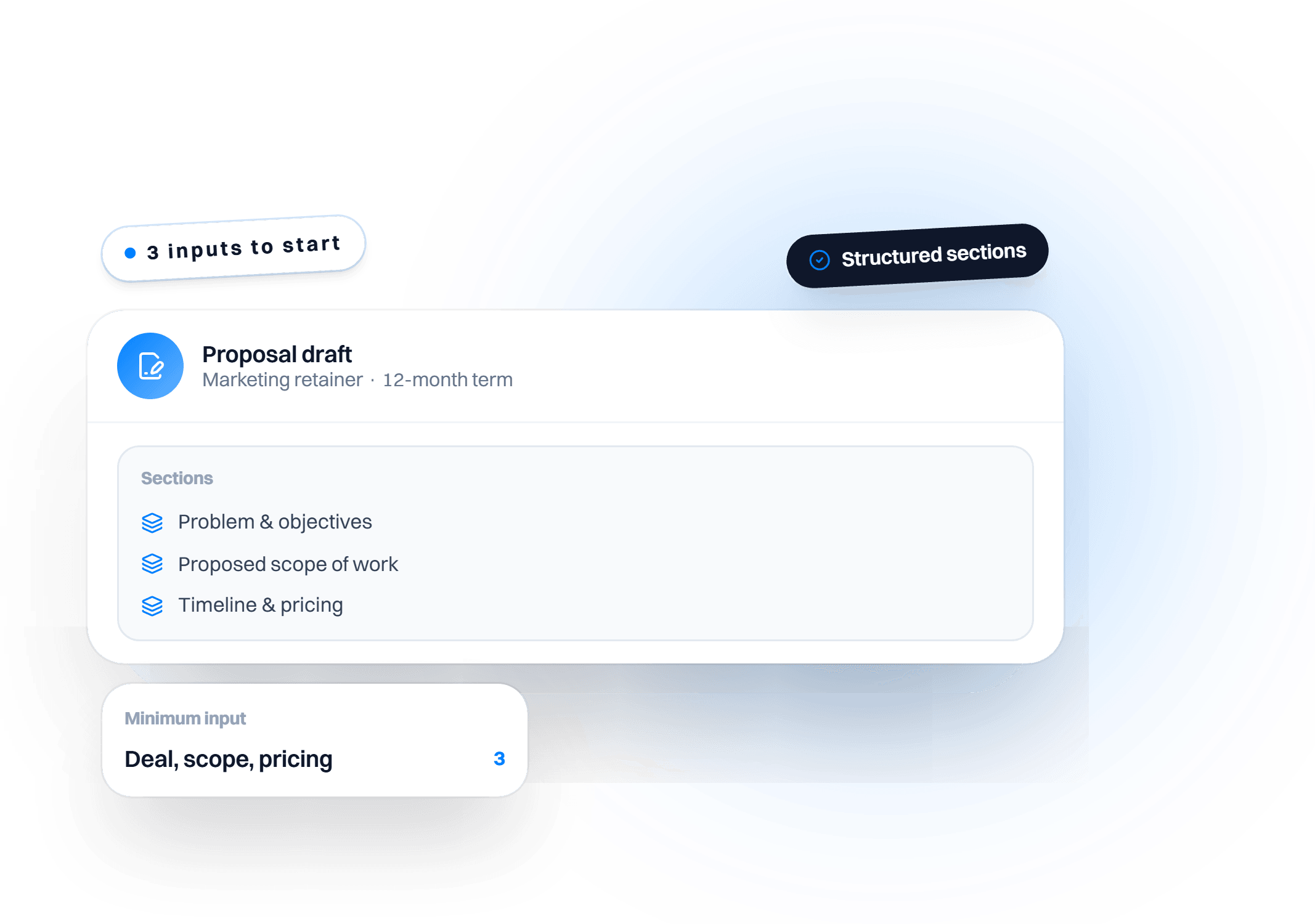 AI Proposal Generator preview