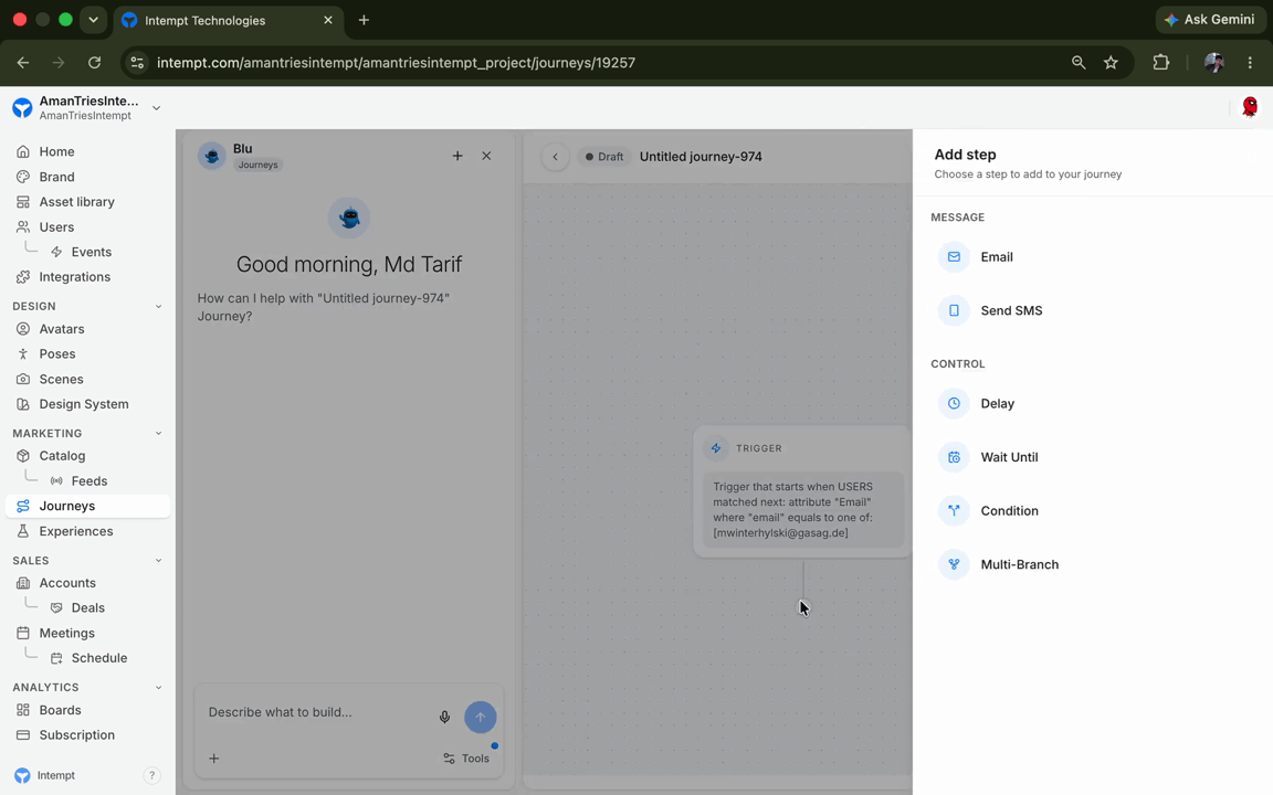 email quick edit from Journeys - july 03 2026 - Intempt documentation