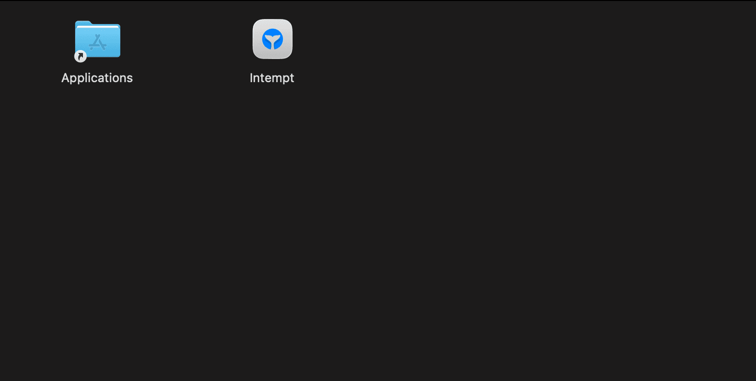 dmg installer drag to applications - installing the desktop app macos - Intempt documentation