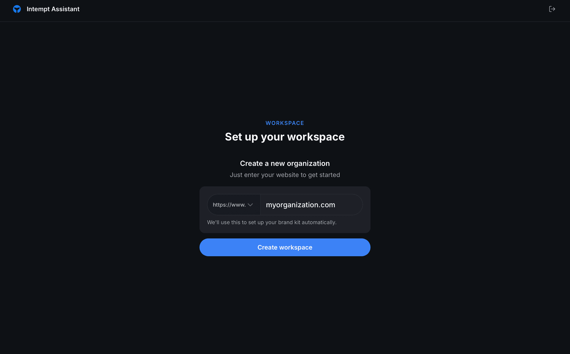 workspace step - installing the desktop app macos - Intempt documentation