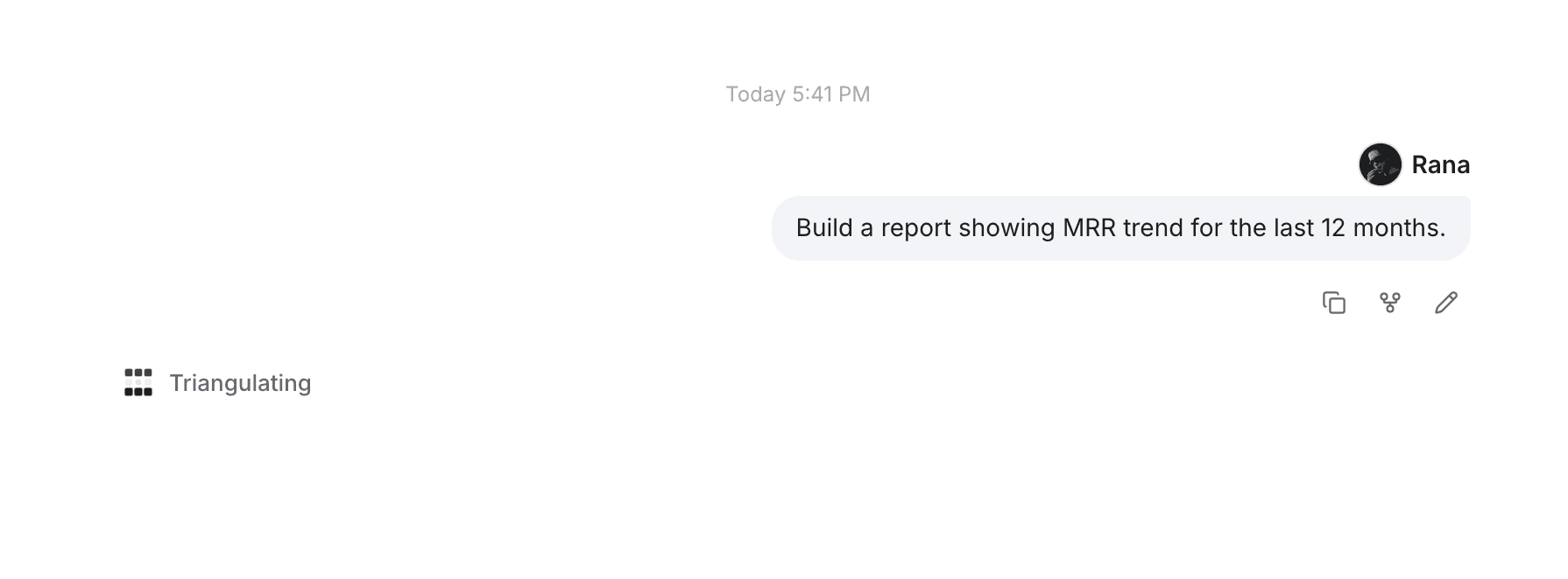 prompt live status indicator triangulating - building a custom report with blu - Intempt documentation
