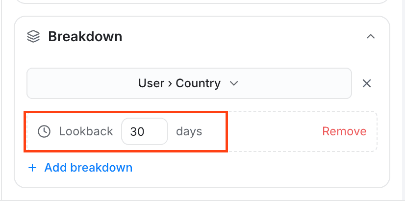 lookback window 30 days highlighted - attribution - Intempt documentation