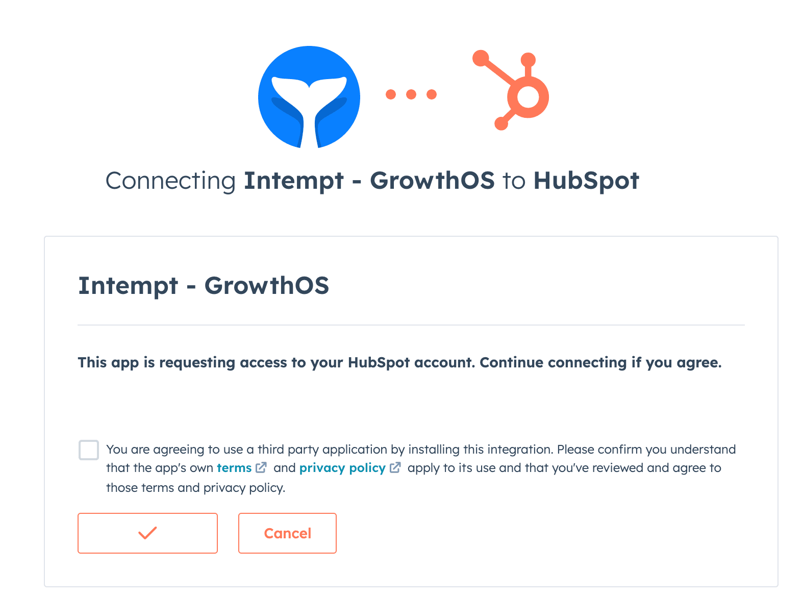 hubspot auth - hubspot - Intempt documentation