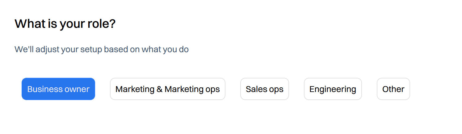 onboarding role - shopify app - Intempt documentation