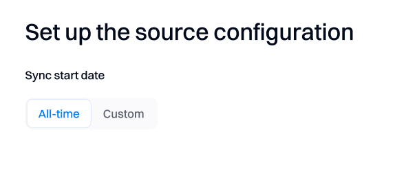 sync start date - stripe - Intempt documentation
